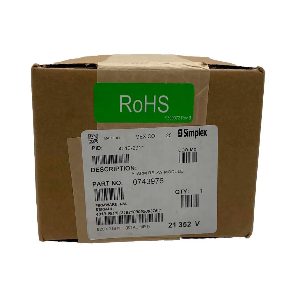 Simplex 4010-9911 Relay Module