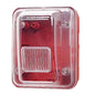 Gentex GOE-R Outdoor Enclosure Back Box, Red Faceplate FIRE Text