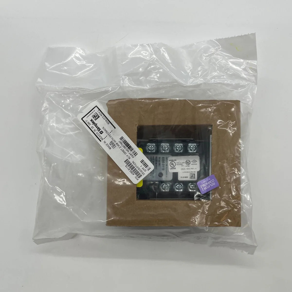Simplex 4090-9119 Relay IDNET 2 IAM