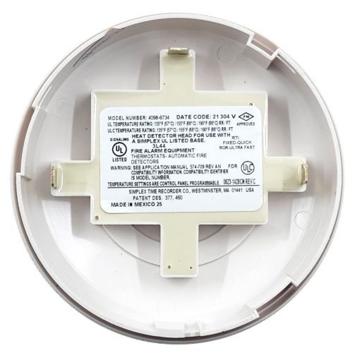 Simplex 4098-9734 TrueAlarm Hi-Temperature Heat Sensor