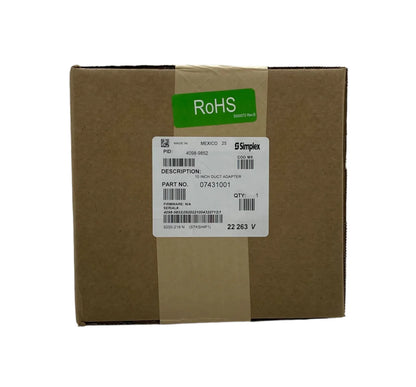 Simplex 4098-9852 In-Duct Adapter
