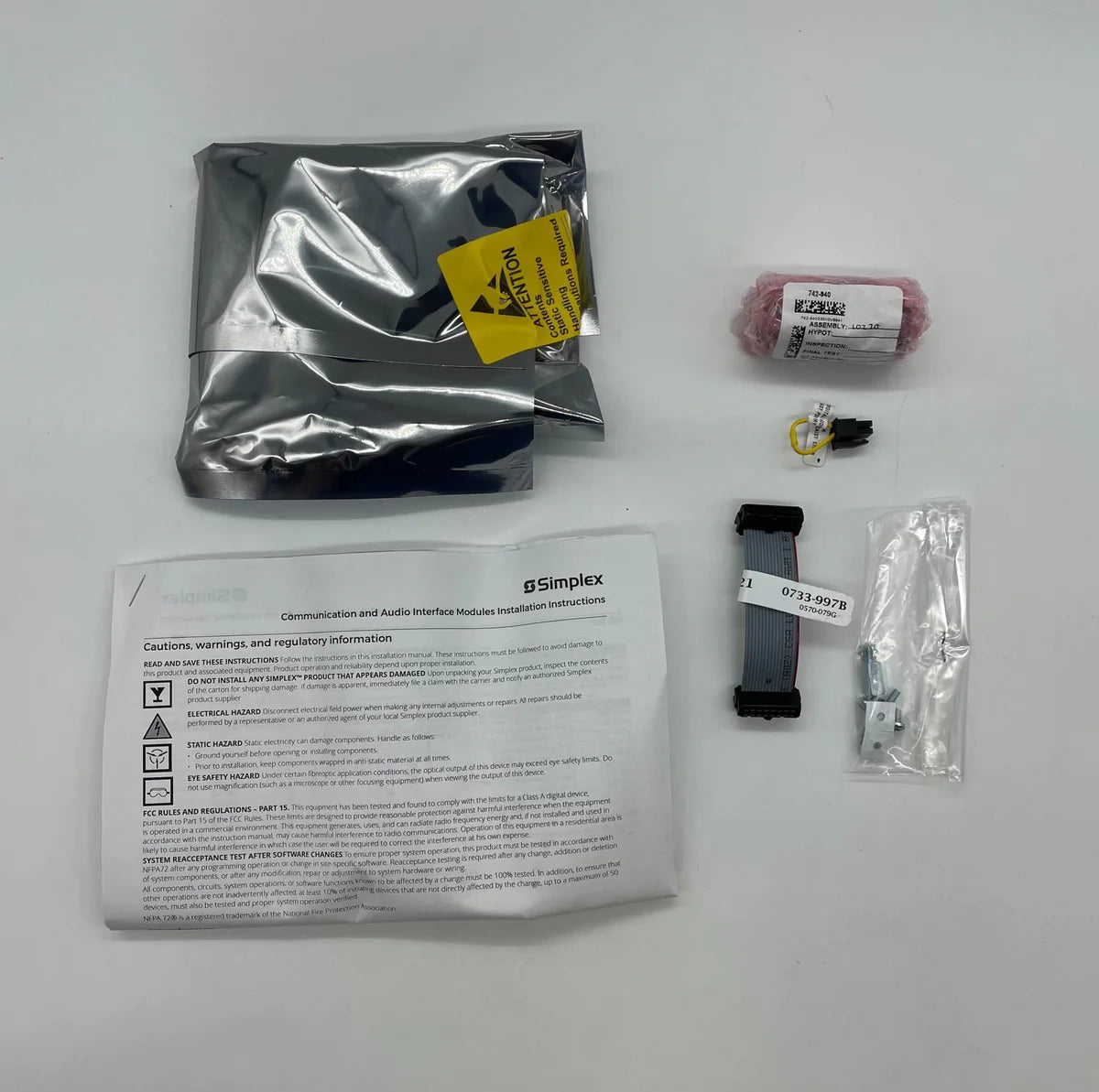 Simplex 4100-0622 Module Digital Audio Riser