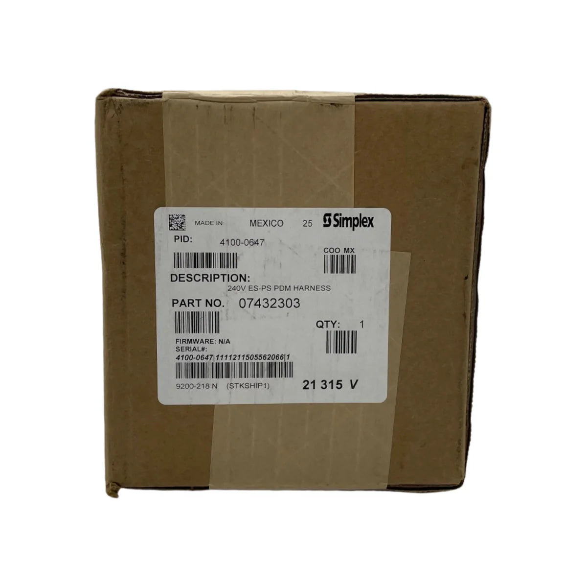 Simplex 4100-0647 ES-PS PDM Harness