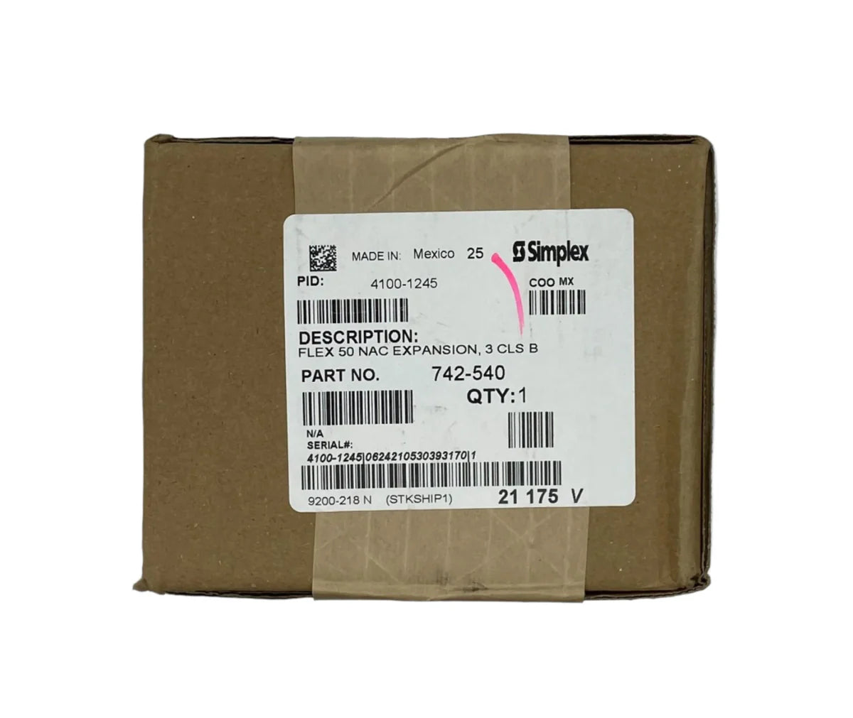 Simplex 4100-1245 Flex 50 NAC Expansion