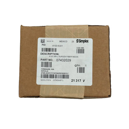Simplex 4100-6301 Single-Mode Fiber Media Card
