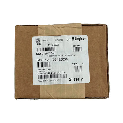 Simplex 4100-6302 Single-Mode Duplex 4120 Fiber Media Card