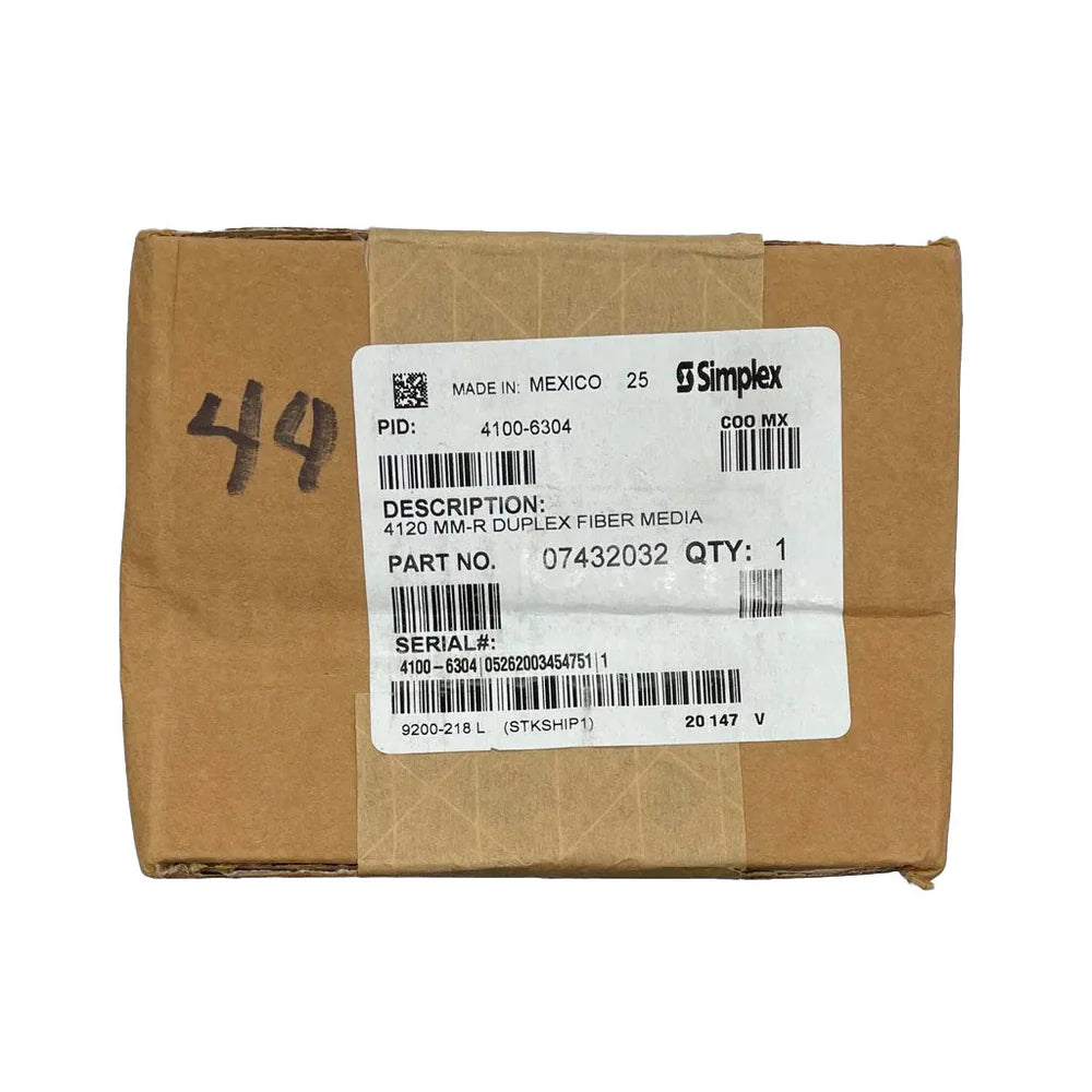Simplex 4100-6304 MM-R Duplex Fiber Media