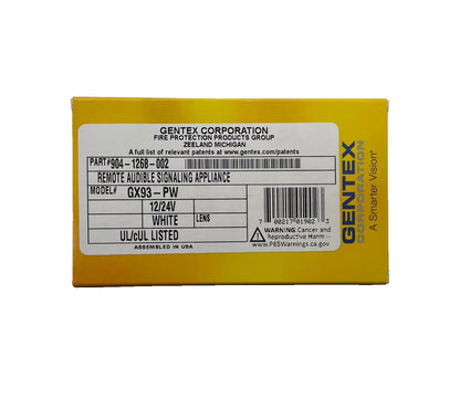 Gentex GX93-PW (904-1268-002) Mini-Horn - Same Day Shipping (SEALED)