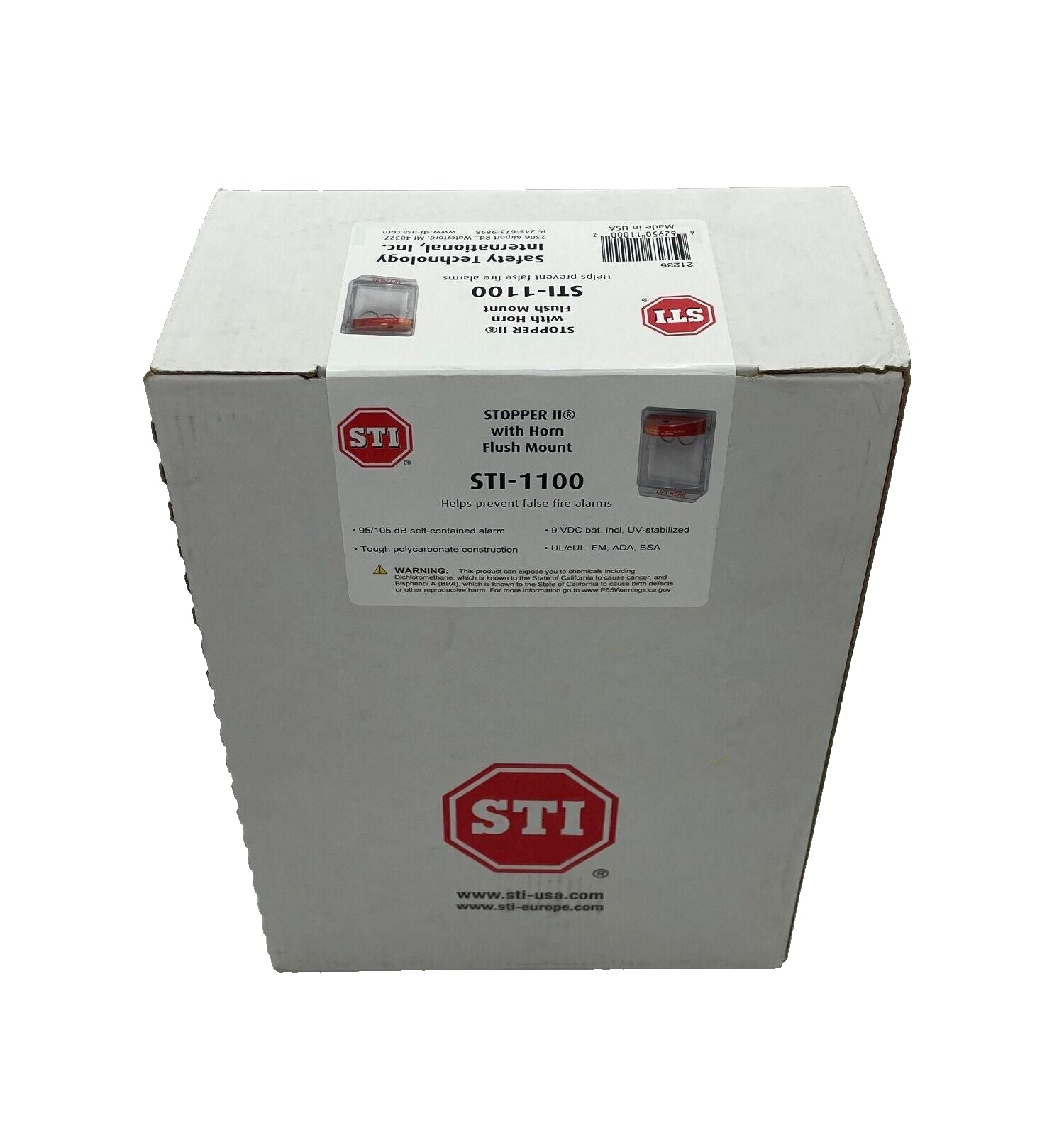 STI-1100 Stopper II with Horn Flush Mount - Same Day Shipping (SEALED)