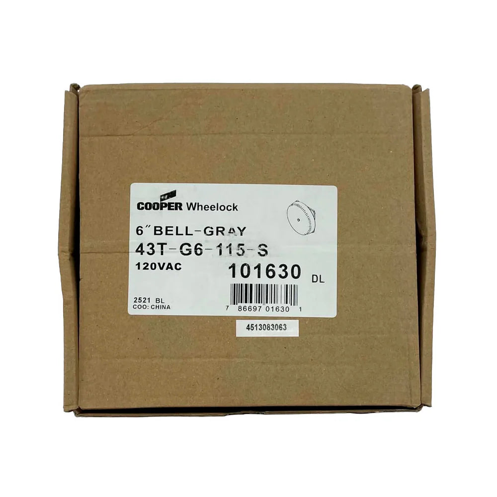 Wheelock 43T-G6-115-S AC Vib Bell