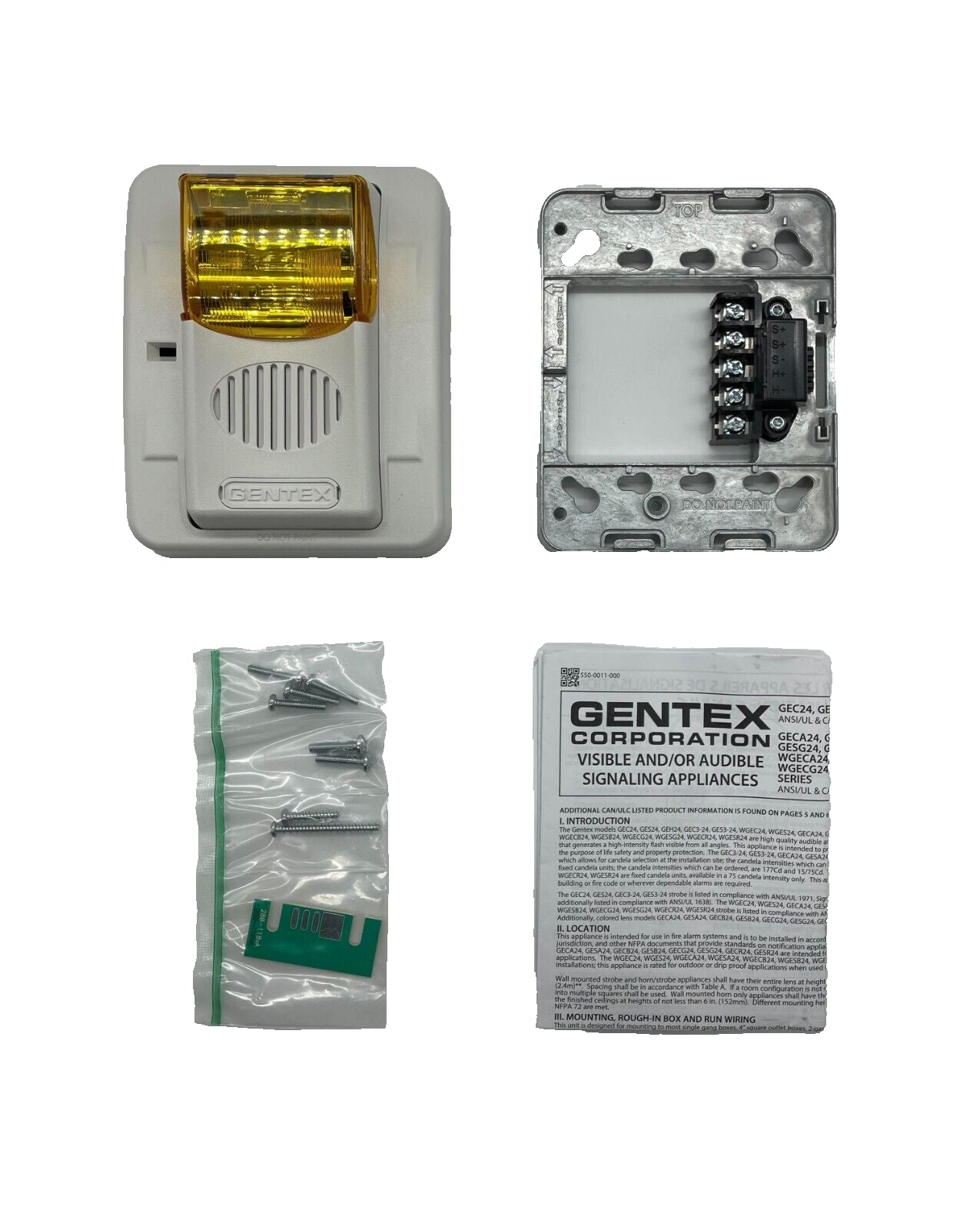 Gentex GECA24PWW - Same Day Shipping (SEALED)