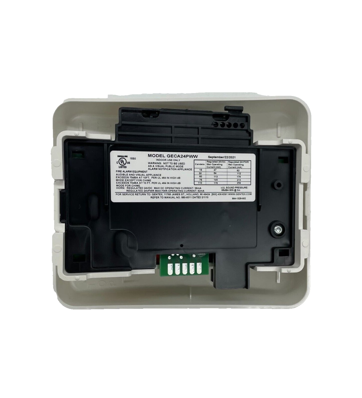 Gentex GECA24PWW - Same Day Shipping (SEALED)