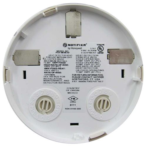 Notifier FST-951R-IV Rate of Rise 135F Heat Detector (Ivory)