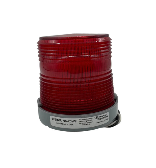 Edwards 48SINR-N5-25WH 48 Series Steady-On Incandescent Beacon
