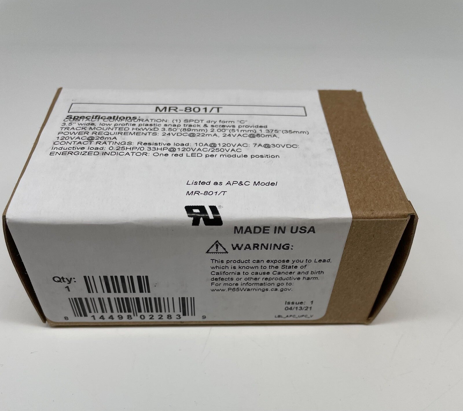 Potter MR-801/T - Same Day Shipping (SEALED)