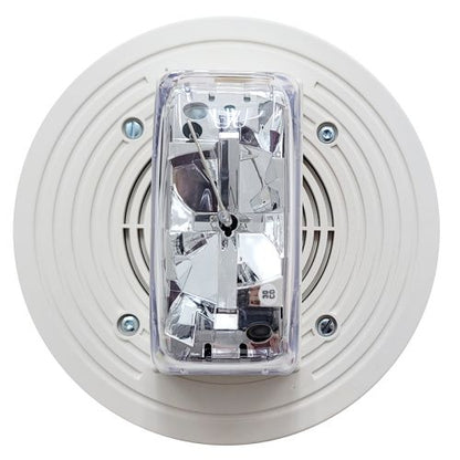 Simplex 4903-9197 Ceiling Mount Speaker Strobe (White)