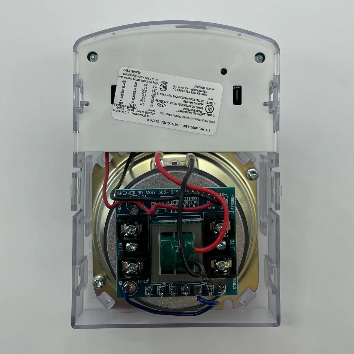 Simplex 4903-9361 Horn Strobe White