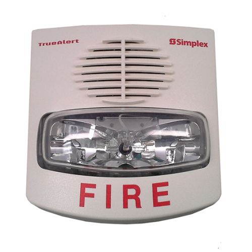 Simplex 4903-9432 Wall Mount A/V Horn/Strobe, 4-Wire (White)