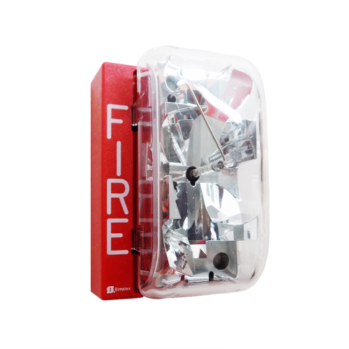 Simplex 4904-9137 Visible Strobe Wall Mount Red Fire Alarm 24V Dc