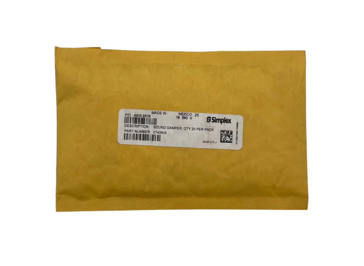 Simplex 4905-9838 Sound Damper - Pack with 20 Units