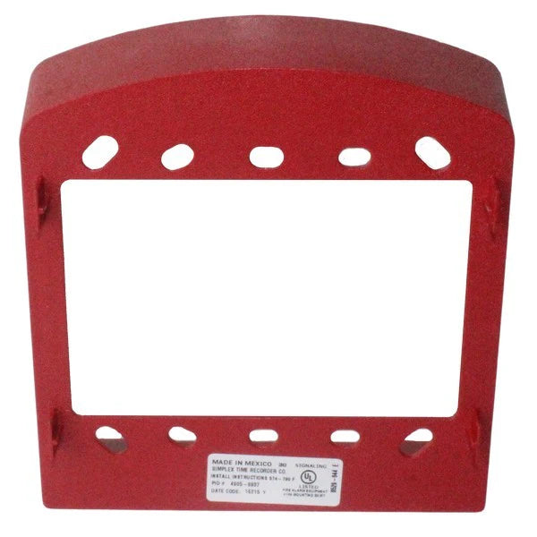 Simplex 4905-9937 Surface Mount Red Adapter Skirt