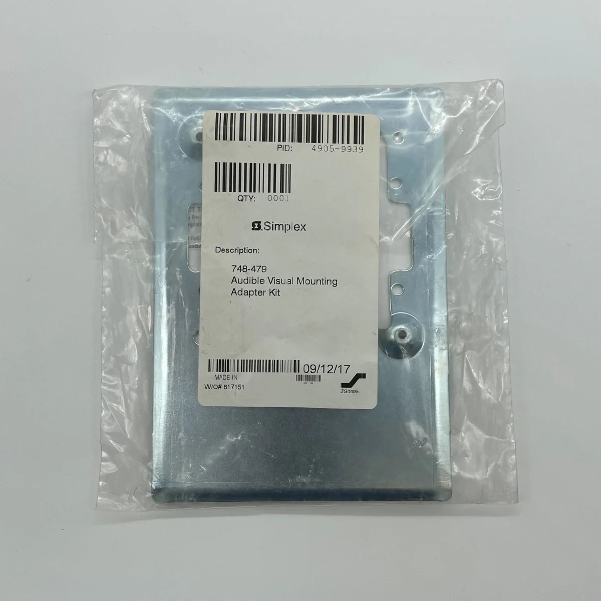 Simplex 4905-9939 Adapter Plate
