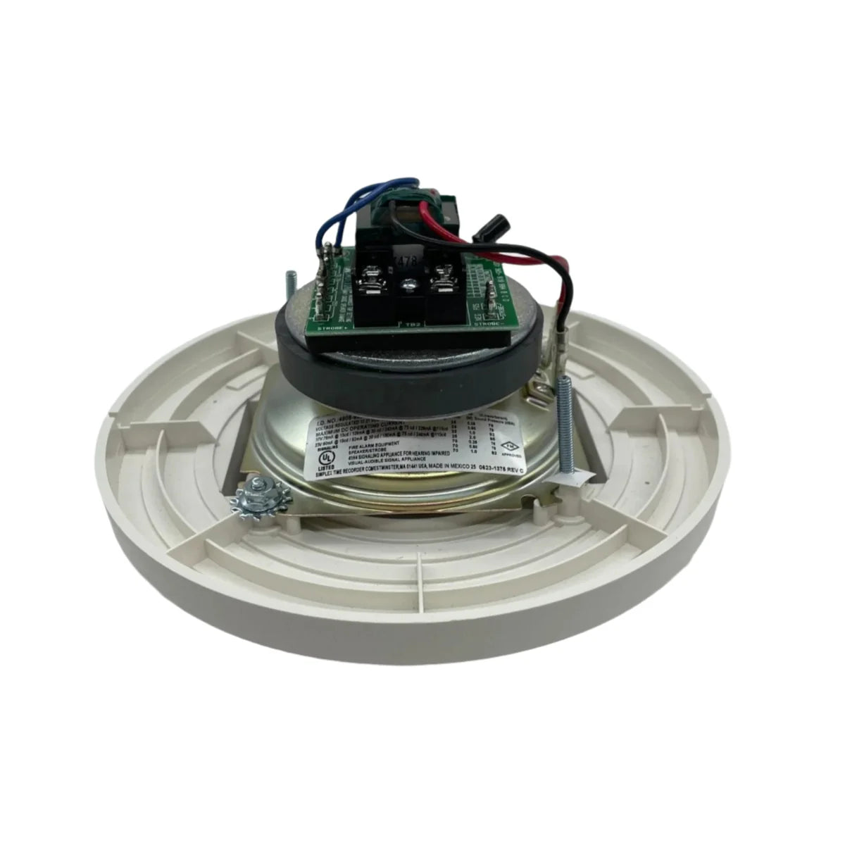 Simplex 4906-9256 TrueAlert Addressable Multi-Candela Speaker Strobe