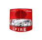 Simplex 49AV-WRF-BA Wall Red Horn Strobe