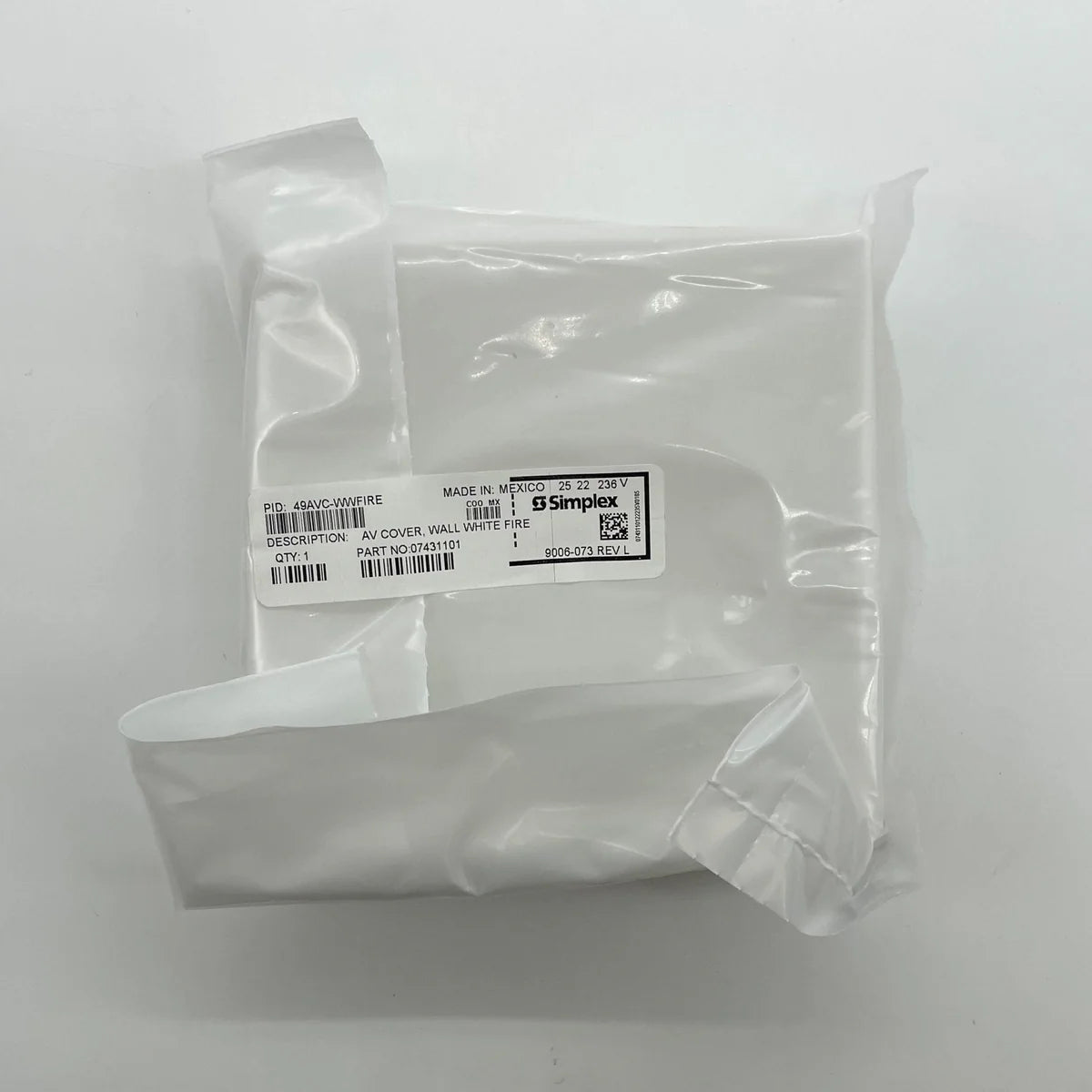 Simplex 49AVC-WWFIRE AV Cover