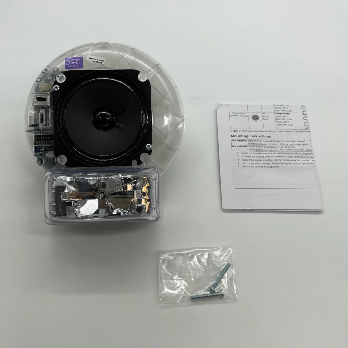 Simplex 49HFVH-APPLC TrueAlert ES Addressable Speaker Strobe