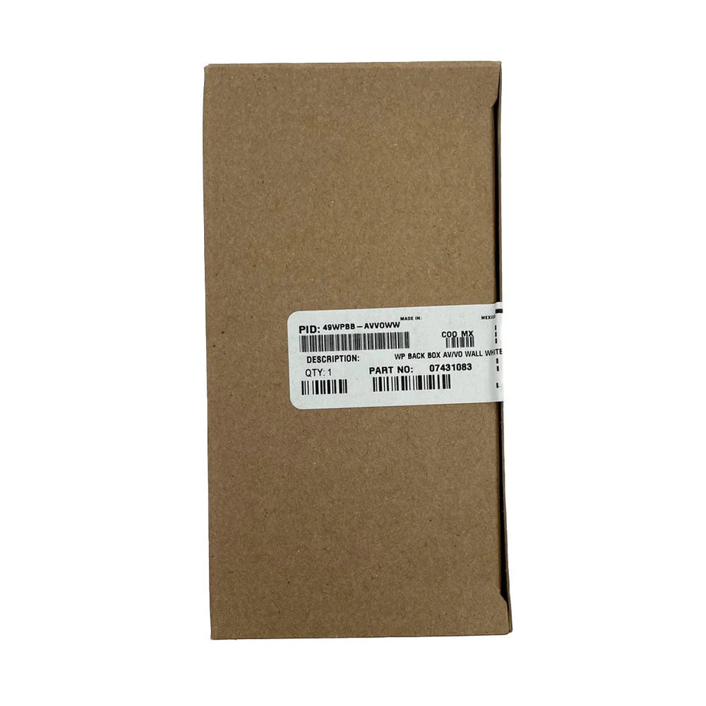 Simplex 49WPBB-AVVOWW Back Box, Wall Surface-Mounted