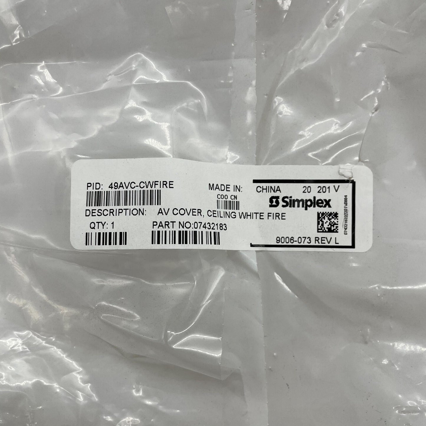 Simplex 49AVC-CWFIRE - Same Day Shipping (SEALED)