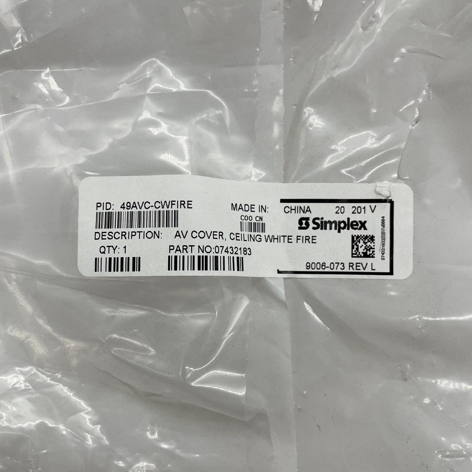 Simplex 49AVC-CWFIRE - Same Day Shipping (SEALED)