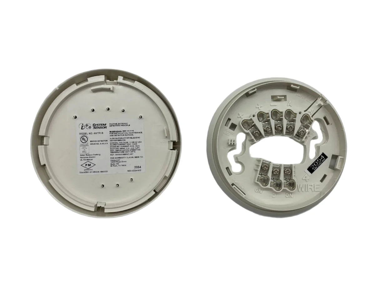 System Sensor 4WTR-B 4-wire Smoke Detector and Heat Sensor w/ Relay