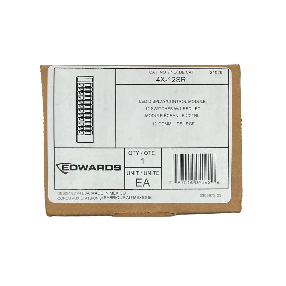 Edwards 4X-12SR LED Display Control Module