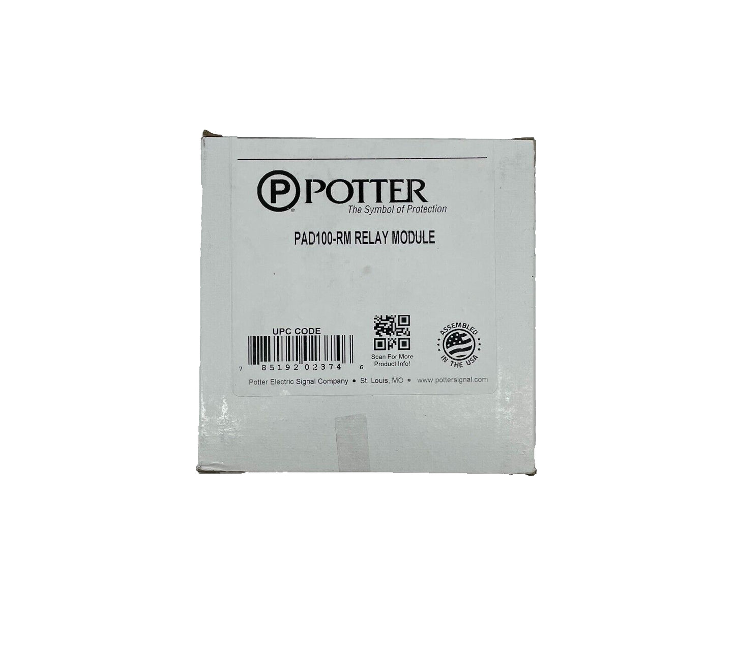 Potter PAD100-RM Relay Module - Same Day Shipping (SEALED)