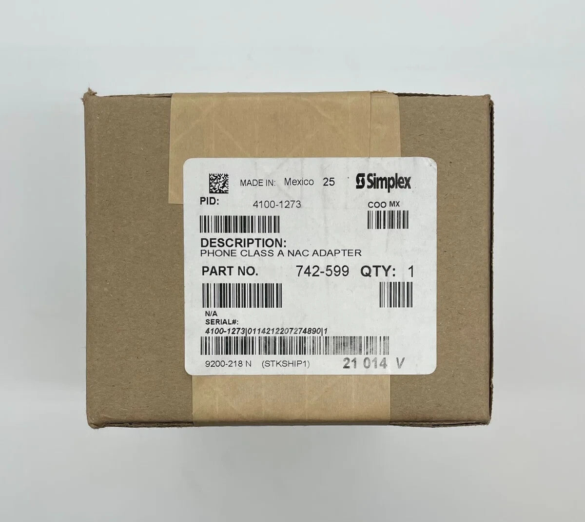 Simplex 4100-1273 - Same Day Shipping (SEALED)