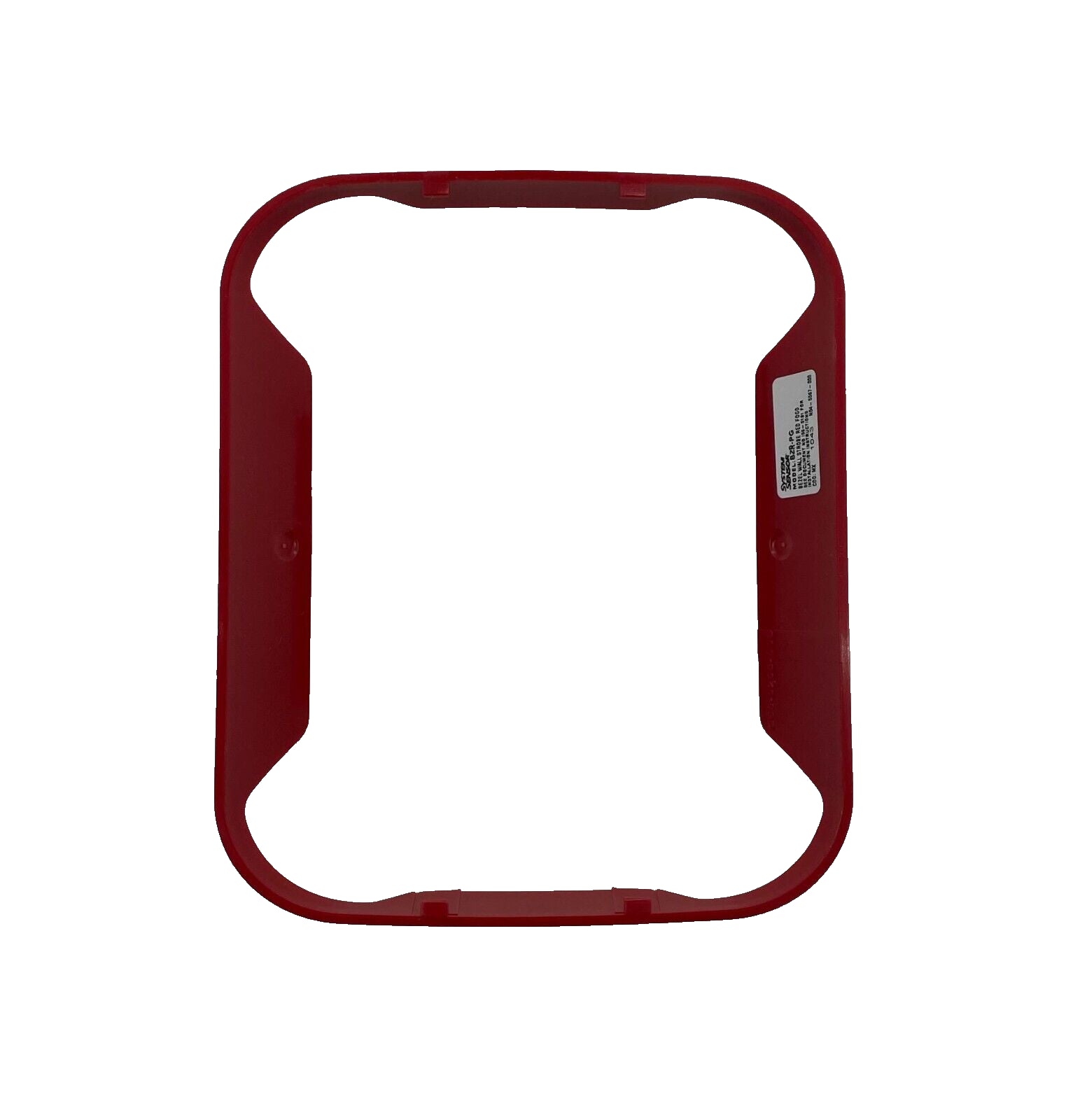 System Sensor BZR-PG Bezel Wall Horn / Strobe, Portuguese FOGO Labeling, Red