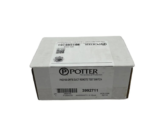 Potter PAD100-DRTS Duct Remote Test Switch - Same Day Shipping (SEALED)