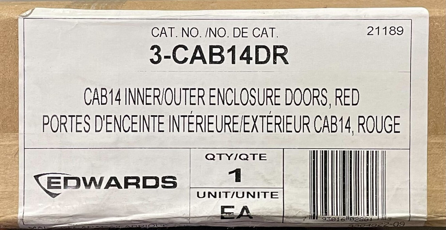 Edwards 3-CAB14DR - Same Day Shipping (SEALED)