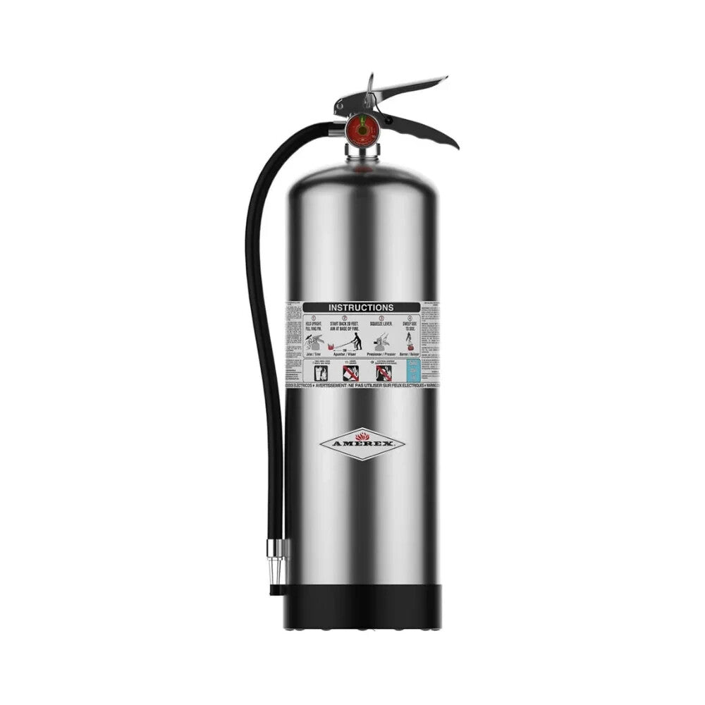Amerex B240 Stored Pressure Water Fire Extinguisher, 2.5 Gallon for Class A
