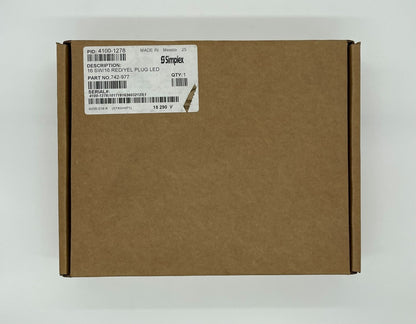 Simplex 4100-1278 Red Yellow Plug LED - Same Day Shipping (SEALED)