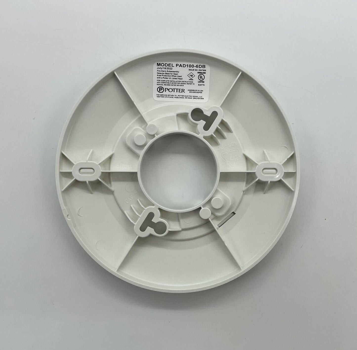 Potter PAD100-6DB - Same Day Shipping (SEALED)