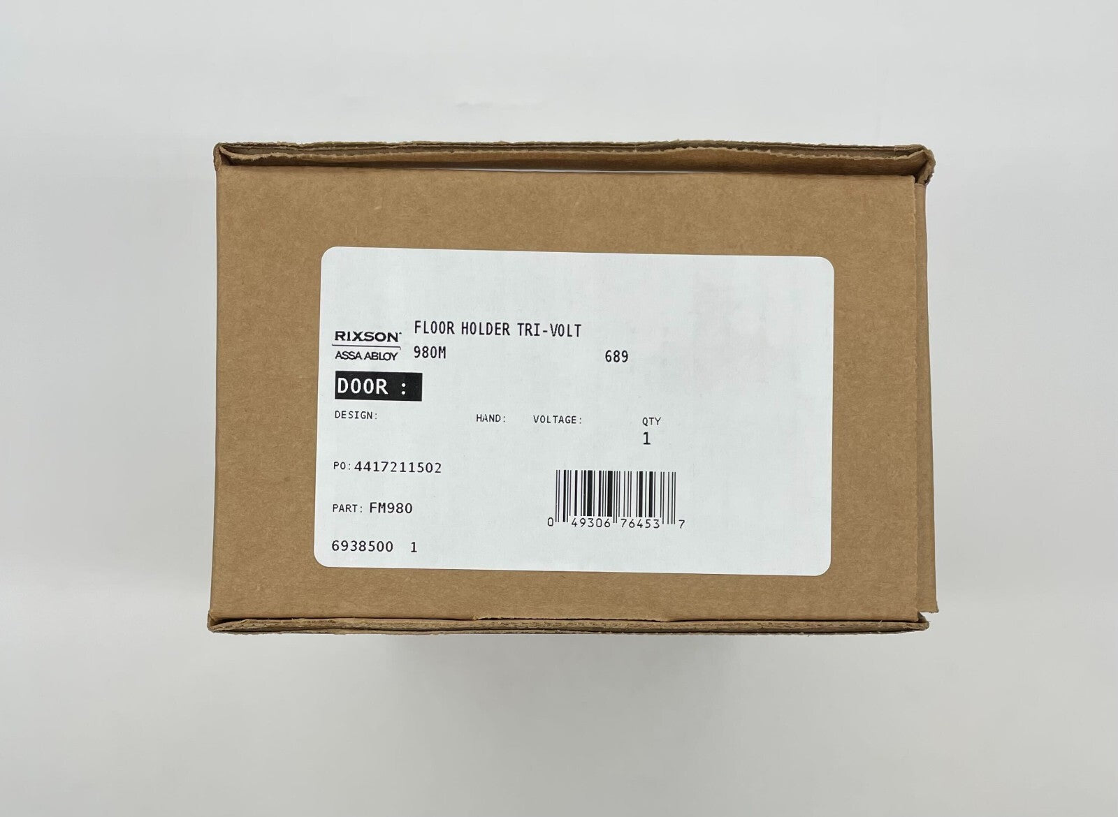 Rixson Assa Abloy FM980 Floor Mounted - Same Day Shipping (SEALED)