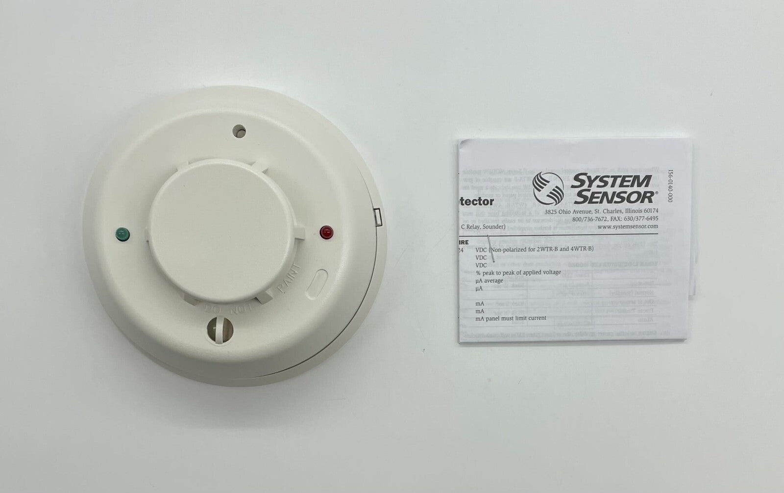 System Sensor 2WTA-B Photoelectric Smoke Detector - Same Day Shipping (SEALED)