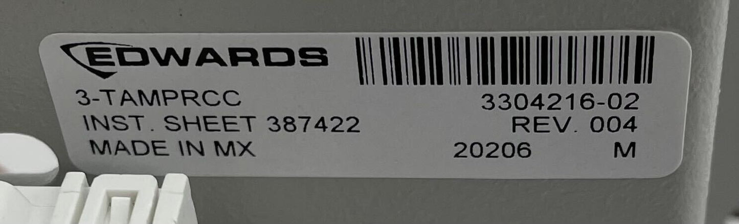 Edwards 3-TAMPRCC - Same Day Shipping (SEALED)