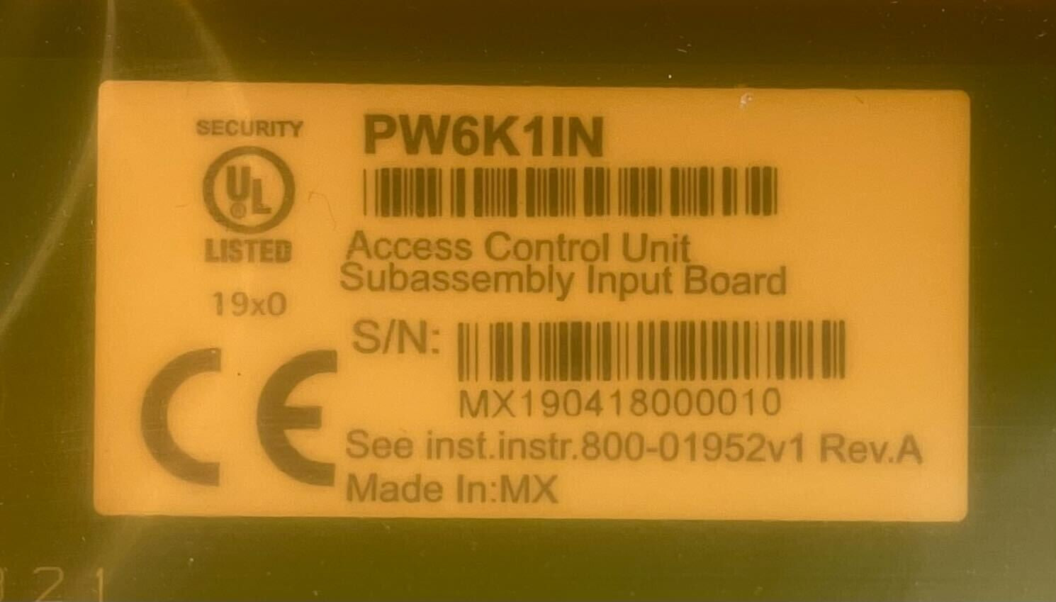 Honeywell Pw6K1In - Same Day Shipping (SEALED)