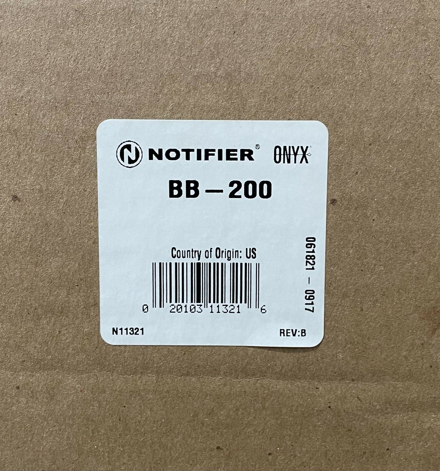 Notifier BB-200 - Same Day Shipping (SEALED)