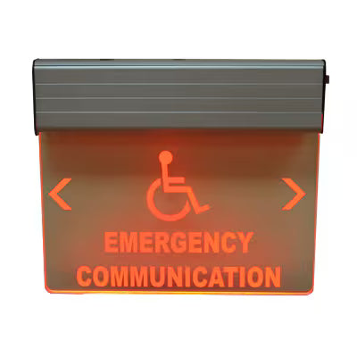 Rath 7050ED Emergency Communication Sign