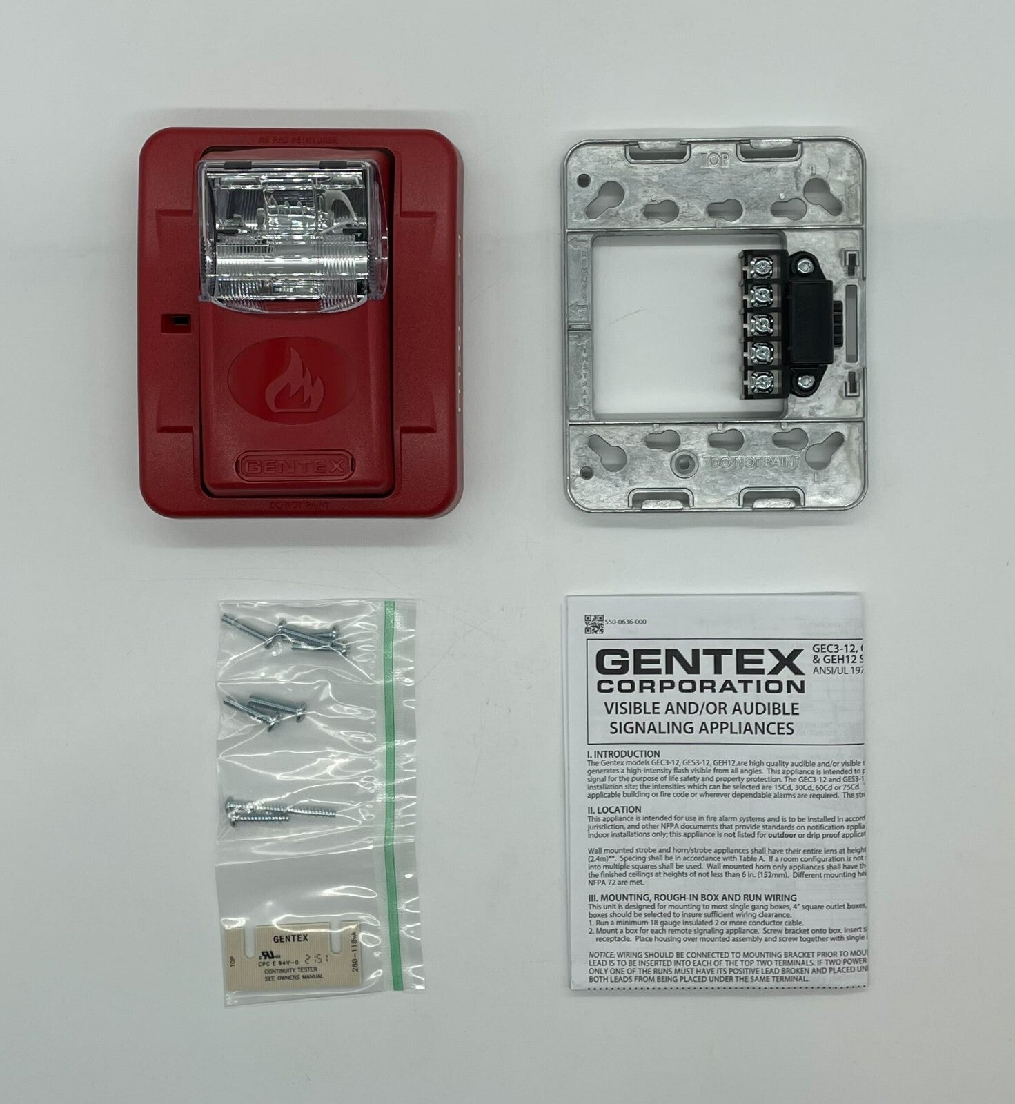 Gentex GES3-12WR - Same Day Shipping (SEALED)